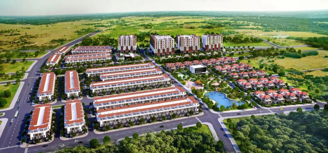 Phối cảnh dự &aacute;n&nbsp;Phố Nối House