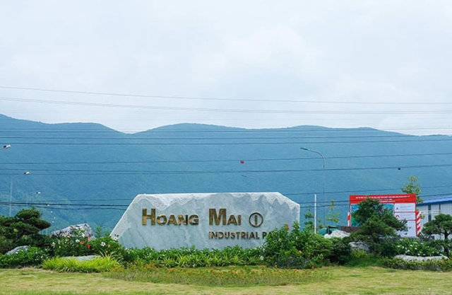 Khu c&ocirc;ng nghiệp Ho&agrave;ng Mai I của Ho&agrave;ng Thịnh Đạt tại tỉnh Nghệ An.
