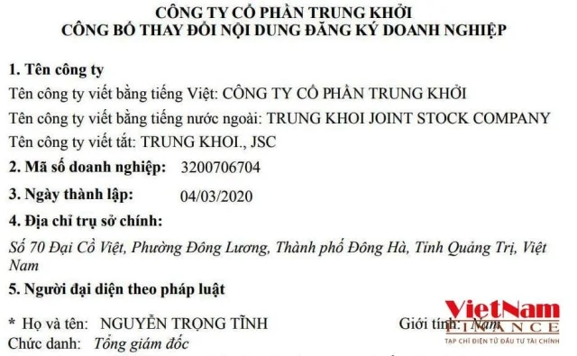 Vì sao dự án KCN 4.500 tỷ của Trung Khởi vào tầm ngắm Thanh tra? - Ảnh 2