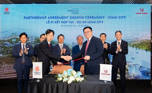 Tập đo&agrave;n Nam Long ch&iacute;nh thức k&yacute; kết hợp với Tokyu Corporation