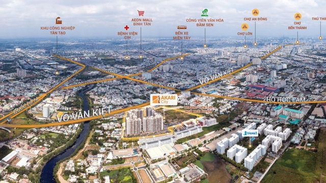 L&ocirc; đất của Haxaco nằm tr&ecirc;n đường V&otilde; Văn Kiệt, phường An Lạc (quận B&igrave;nh T&acirc;n cũ), TP.HCM.
