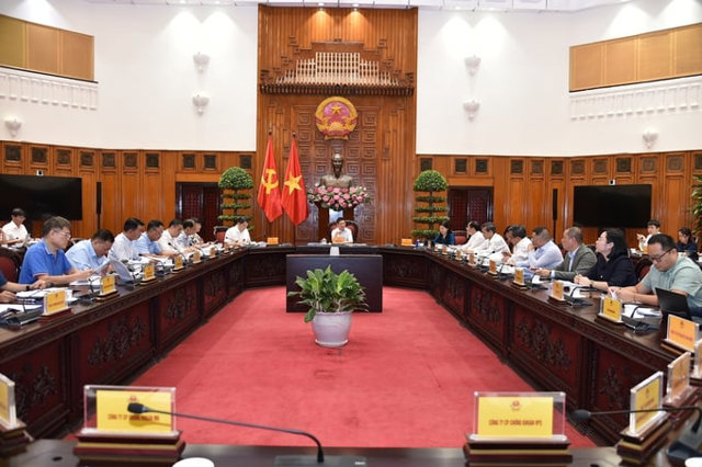 Ph&oacute; thủ tướng Ch&iacute;nh phủ Hồ Đức Phớc họp với c&aacute;c bộ, ng&agrave;nh, hiệp hội, doanh nghiệp chứng kho&aacute;n, bất động sản về dự &aacute;n Luật Thuế TNCN (thay thế).