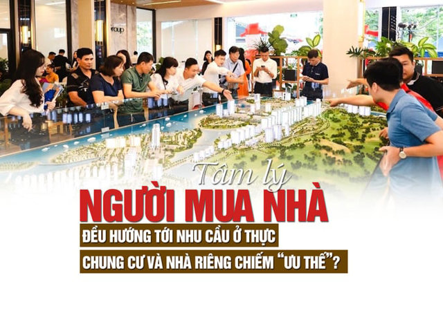 Tâm lý người mua nhà: Đều hướng tới nhu cầu ở thực, chung cư và nhà riêng chiếm “ưu thế”? - Ảnh 1