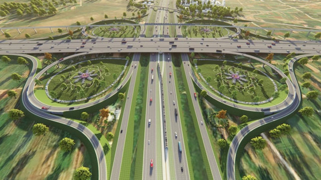 Phối cảnh dự &aacute;n V&agrave;nh đai 4 - V&ugrave;ng Thủ đ&ocirc; qua địa b&agrave;n Bắc Ninh