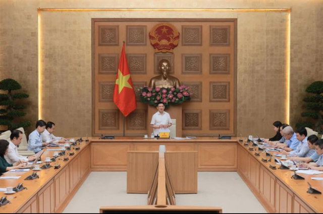Phoacute; Thủ tướng Hồ Đức Phớc chủ trigrave; cuộc họp Ban Chỉ đạo điều hagrave;nh giaacute;, đaacute;nh giaacute; kết quả cocirc;ng taacute;c quản lyacute;, điều hagrave;nh giaacute; 7 thaacute;ng, định hướng cocirc;ng taacute;c điều hagrave;nh giaacute; những thaacute;ng cograve;n lại (Ảnh: VGP).