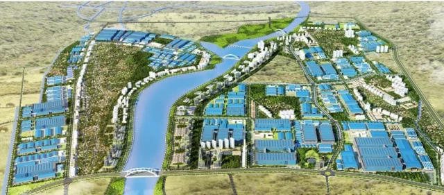 Khu c&ocirc;ng nghiệp Li&ecirc;n H&agrave; Th&aacute;i với tổng diện t&iacute;ch 588ha