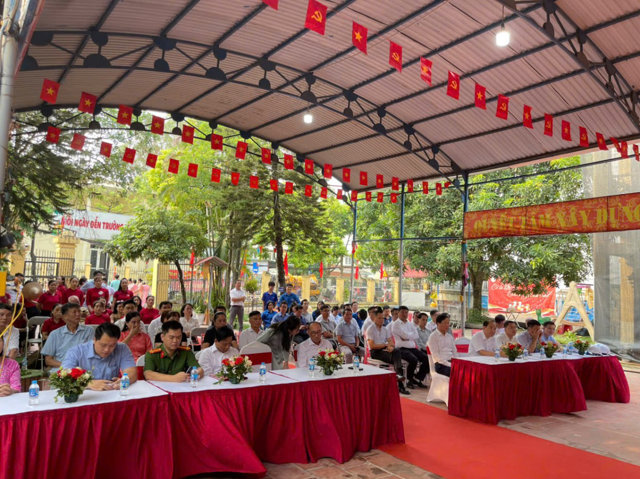 Hà Nội: Phường Vĩnh Hưng khởi công xây dựng Trường Mầm non Thanh Trì - Ảnh 1