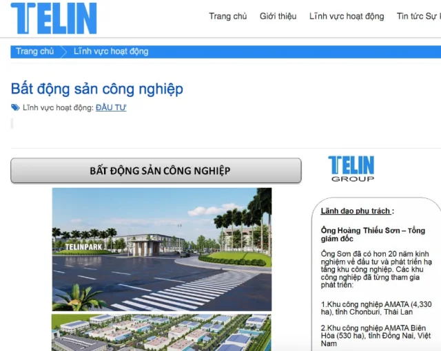Telin Group l&agrave; c&aacute;i t&ecirc;n hoạt động t&iacute;ch cực tr&ecirc;n thị trường bất động sản v&agrave; l&agrave; chủ đầu tư nhiều dự &aacute;n lớn.