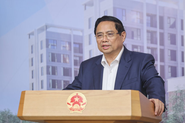 Thủ tướng Phạm Minh Ch&iacute;nh (Ảnh: VGP/Nhật Bắc) &nbsp;