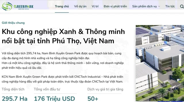Th&ocirc;ng tin về dự &aacute;n Khu c&ocirc;ng nghiệp Nam B&igrave;nh Xuy&ecirc;n.&nbsp;