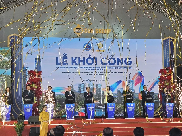 Lễ khởi c&ocirc;ng dự &aacute;n.