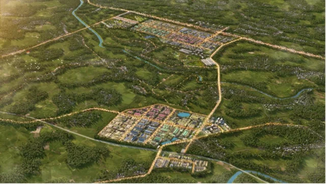 Phối cảnh Khu c&ocirc;ng nghiệp T&acirc;y Bắc Hồ X&aacute;