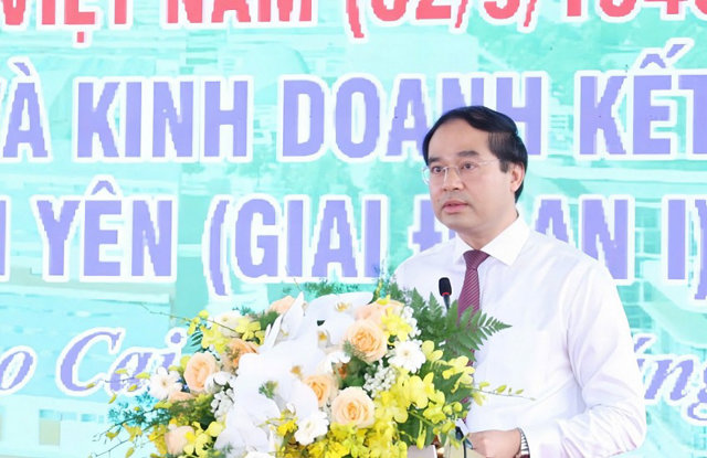 Lào Cai: Khởi công, khánh thành 6 công trình chào mừng kỷ niệm 80 năm Cách mạng tháng Tám và Quốc khánh 2/9 - Ảnh 2