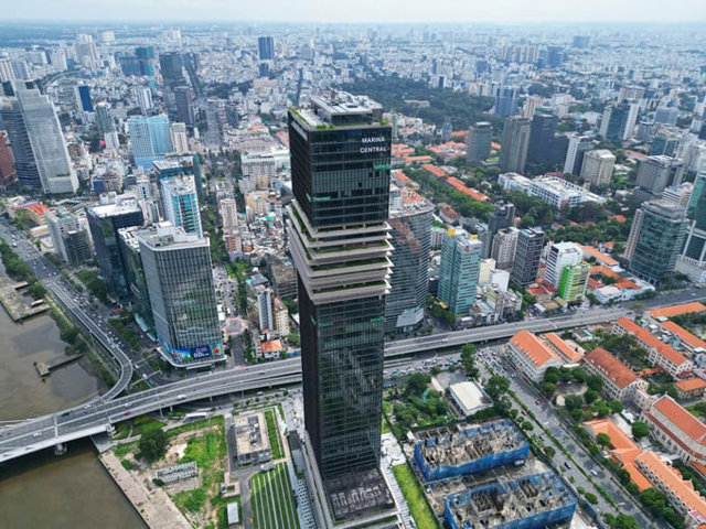 T&ograve;a nh&agrave; Trung t&acirc;m T&agrave;i ch&iacute;nh Quốc tế Saigon Marina.