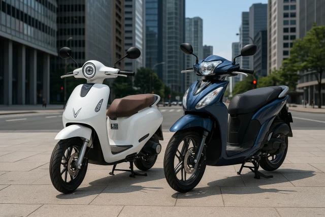Tại địa phương này, lần đầu tiên doanh số xe máy điện VinFast đã vượt xe xăng Honda - Ảnh 1