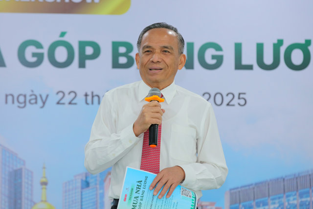 &Ocirc;ng L&ecirc; Ho&agrave;ng Ch&acirc;u, Chủ tịch HoREA đề xuất ng&acirc;n h&agrave;ng c&oacute; c&aacute;c g&oacute;i vay "tho&aacute;ng" hơn cho người trẻ mua nh&agrave;. Ảnh: BTC. &nbsp;