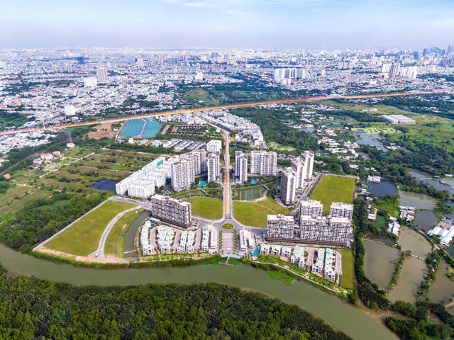 Dự &aacute;n khu đ&ocirc; thị Mizuki Park của Nam Long tại phường B&igrave;nh Hưng, huyện B&igrave;nh Ch&aacute;nh (cũ). Ảnh: Quỳnh Danh. &nbsp;