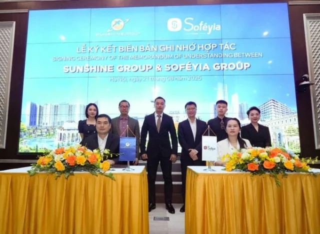 L&atilde;nh đạo Sunshine Group v&agrave; Suofeiya k&yacute; kết bi&ecirc;n bản ghi nhớ hợp t&aacute;c. &nbsp;
