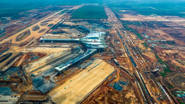 Toàn cảnh đại công trường Sân bay Long Thành vào giai đoạn nước rút - Ảnh 6