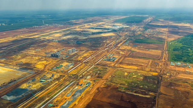 Toàn cảnh đại công trường Sân bay Long Thành vào giai đoạn nước rút - Ảnh 15