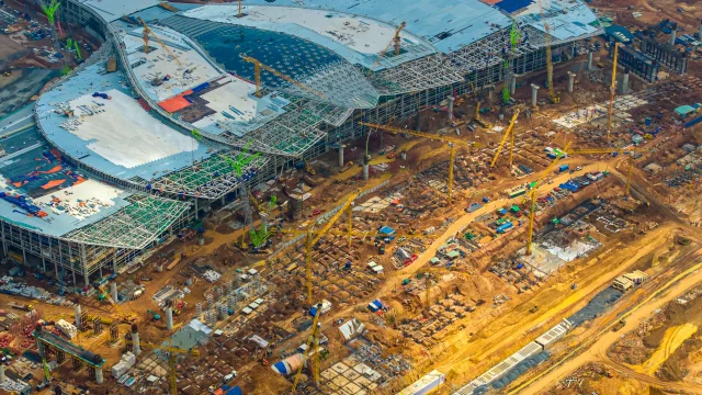Toàn cảnh đại công trường Sân bay Long Thành vào giai đoạn nước rút - Ảnh 17