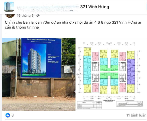 Căn hộ diện t&iacute;ch 60m2, 2 ngủ 2 vệ sinh được m&ocirc;i giới ch&agrave;o b&aacute;n với gi&aacute; b&aacute;n 28 triệu đồng/m2.