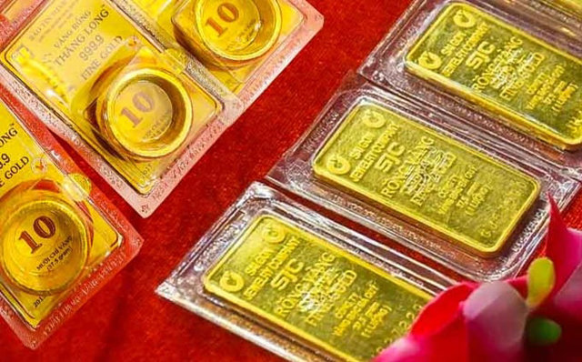 Gi&aacute; v&agrave;ng trong nước lại thiết lập mức đỉnh mới.
