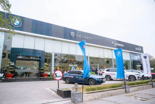 Trụ sở ch&iacute;nh C&ocirc;ng ty THACO AUTO Hải Ph&ograve;ng.